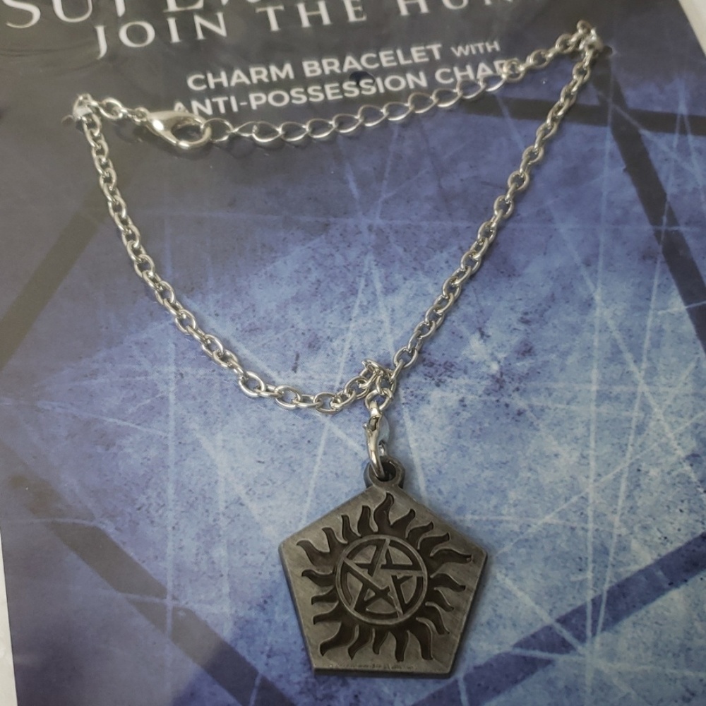 SUPERNATURAL ANTI-POSSESION CHARM BRACELET NIP NEW